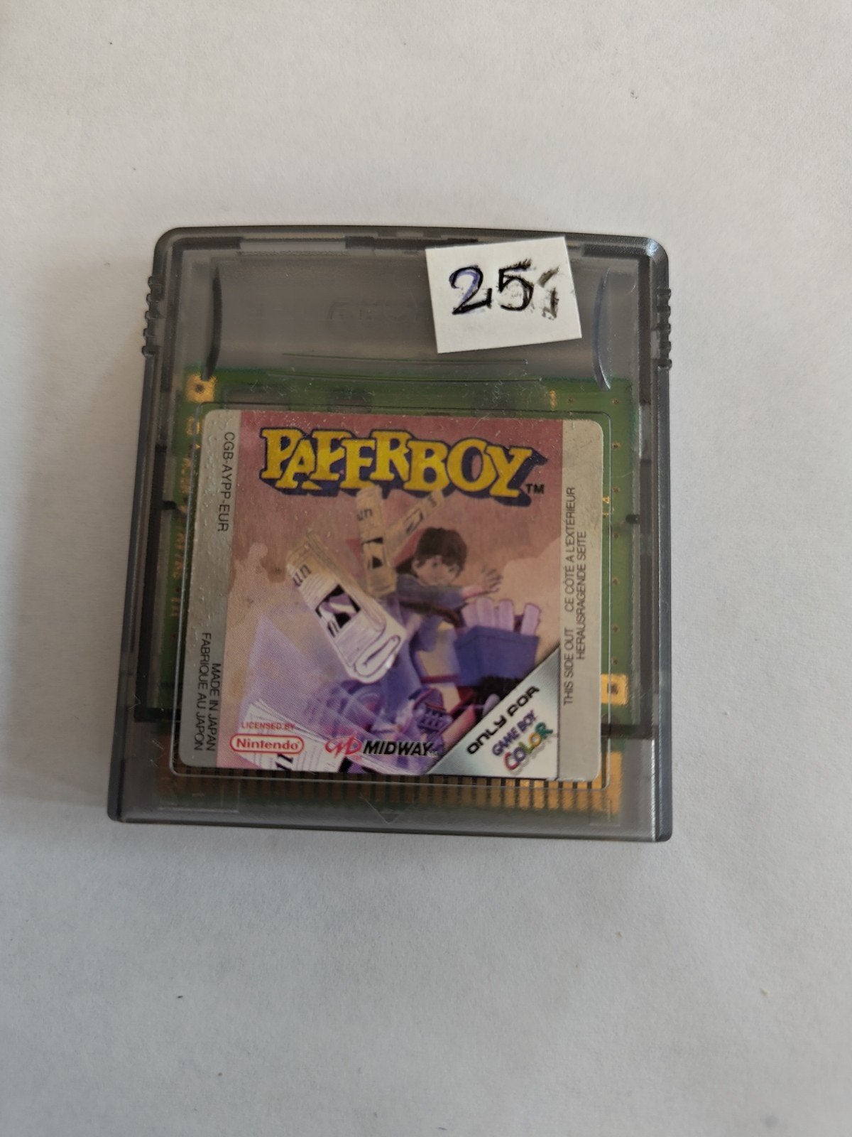 Paperboy Game Boy Color (GBC) - Retro Game, Spelcomputers en Games, 1 speler, Ophalen of Verzenden, Gebruikt, Vanaf 3 jaar