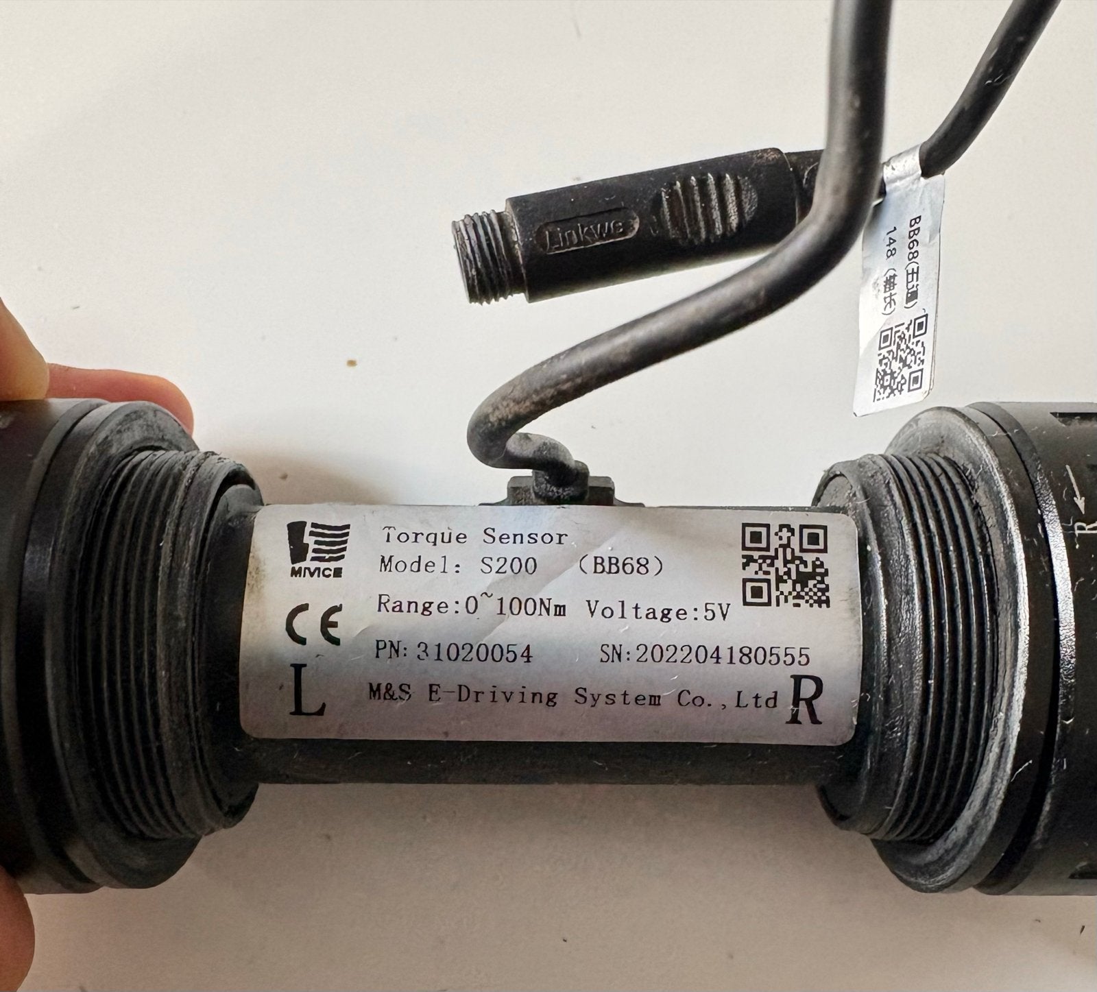 E-Bike torque sensor Mivice S200, Elektrische fiets, Gebruikt, Overige typen, Staal