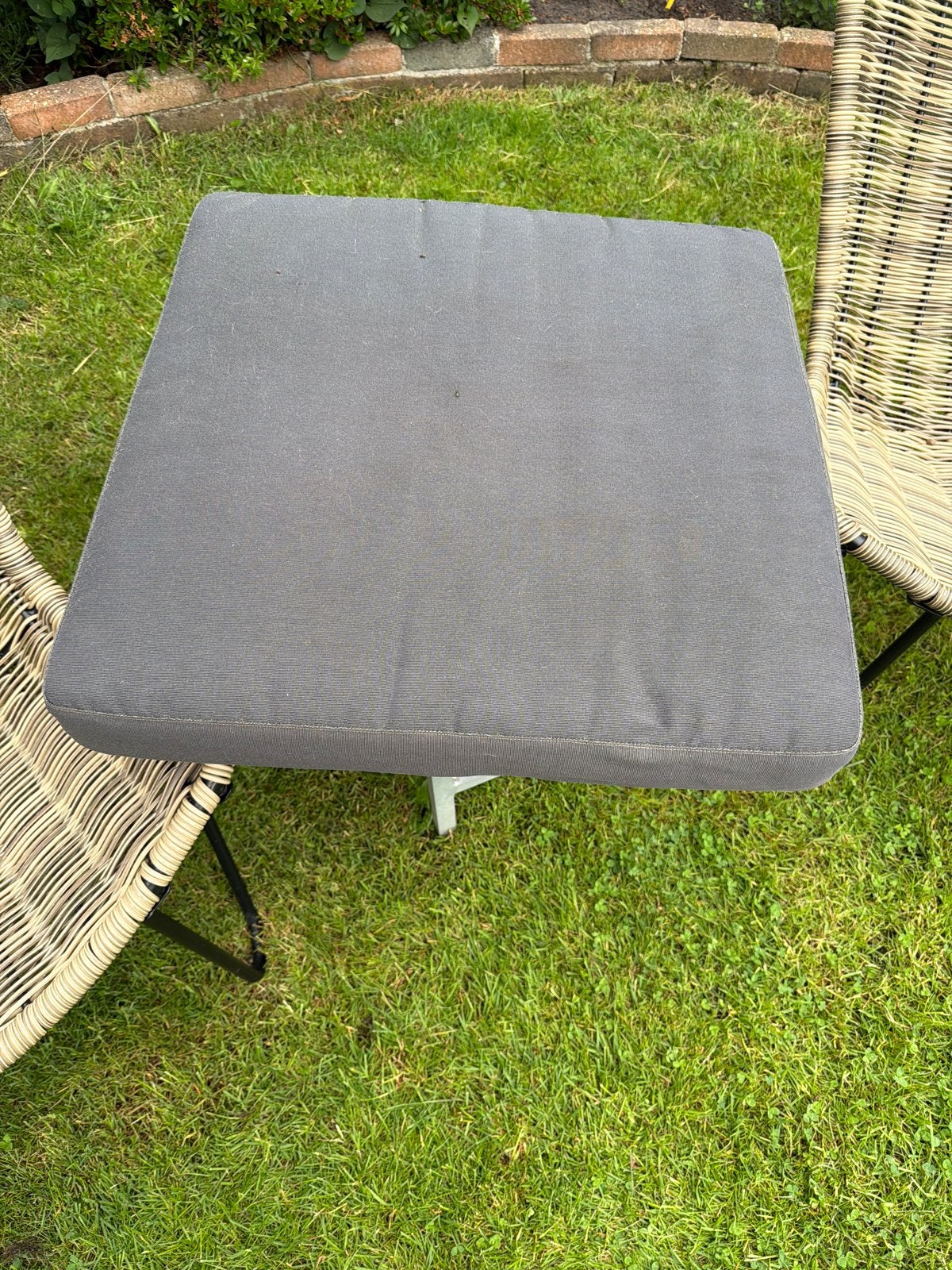 Tuin kussen, Ophalen, Gebruikt, Grijs, Vierkant