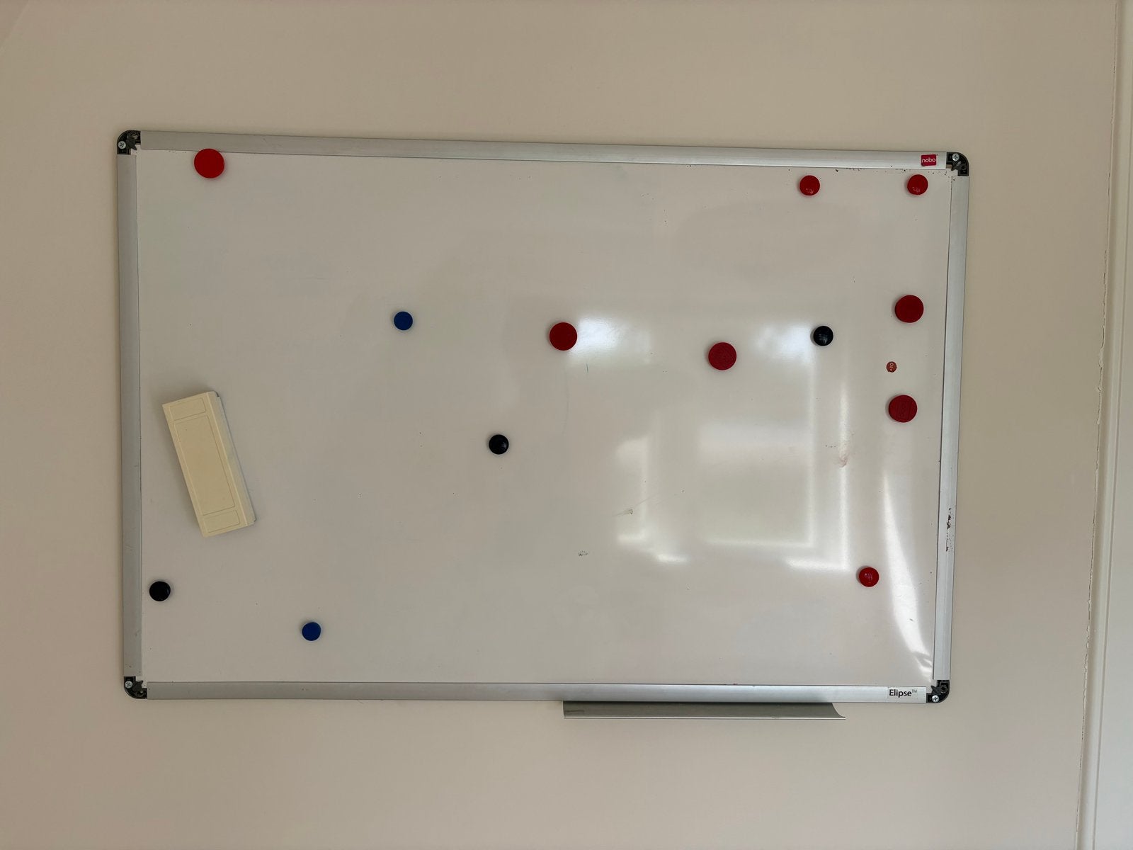 Nobo Whiteboard - magentisch - 60x90 cm, Ophalen of Verzenden, Whiteboard