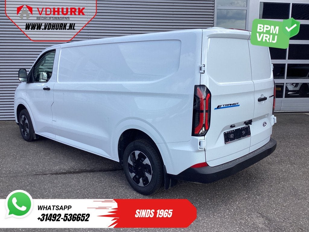 Ford E-Transit Custom L2 Trend 71 kWh 370 km WLTP Garantie t, Automaat, Gebruikt, 71 kWh, 370 km