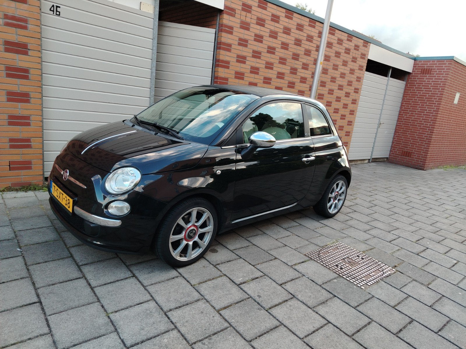 Fiat 500 0.9 Twinair C 2013 Zwart, 880 kg, Zwart, Origineel Nederlands, 24 km/l