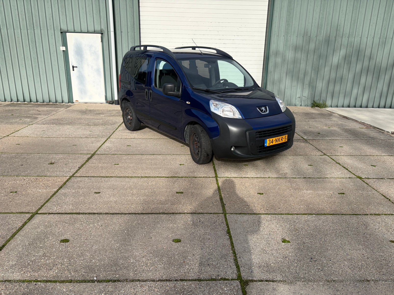 Peugeot Bipper 1.4 Tepee 2010 | Airco | Parkeersensoren, Auto's, Voorwielaandrijving, Euro 5, Zwart, Origineel Nederlands