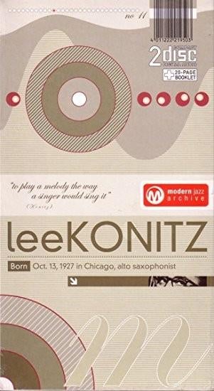 Lee Konitz – Modern Jazz Archive – 2 CD’s nieuw in cellofaan, Ophalen of Verzenden, 1960 tot 1980, Nieuw in verpakking, Jazz