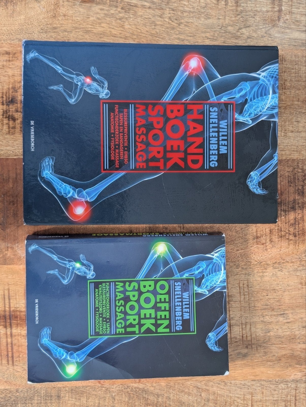 Handboek sportmassage en oefenboek sportmassage, Ophalen of Verzenden, Zo goed als nieuw, Willem snellenberg