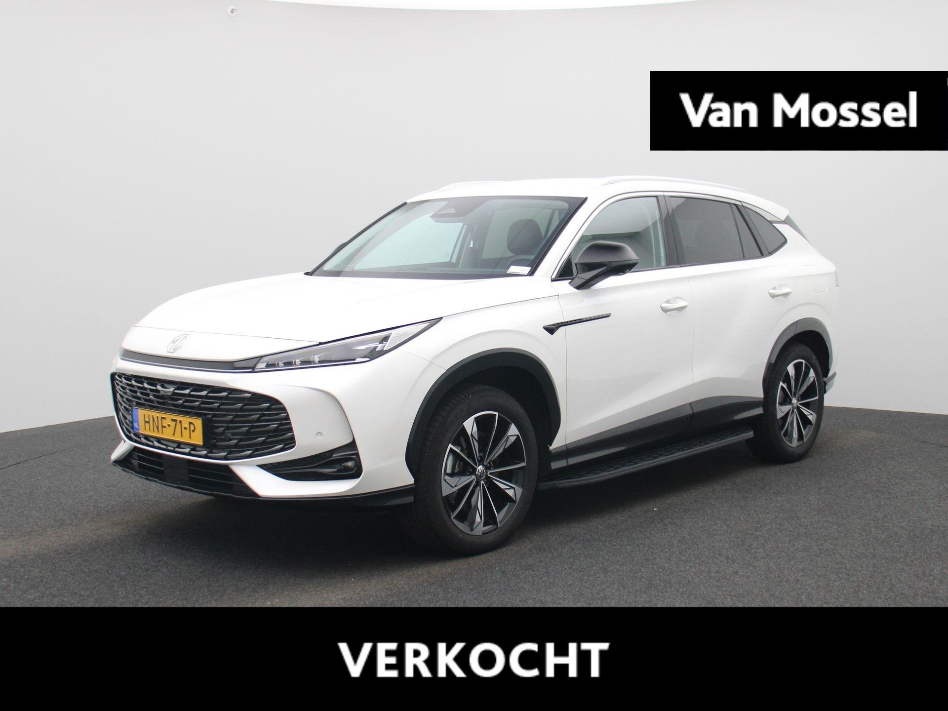MG HS PHEV 1.5 272pk Aut. Luxury | 1e-Eig. | 100km Electrisc, Auto's, Stof, Gebruikt, 4 cilinders, Hybride Elektrisch/Benzine