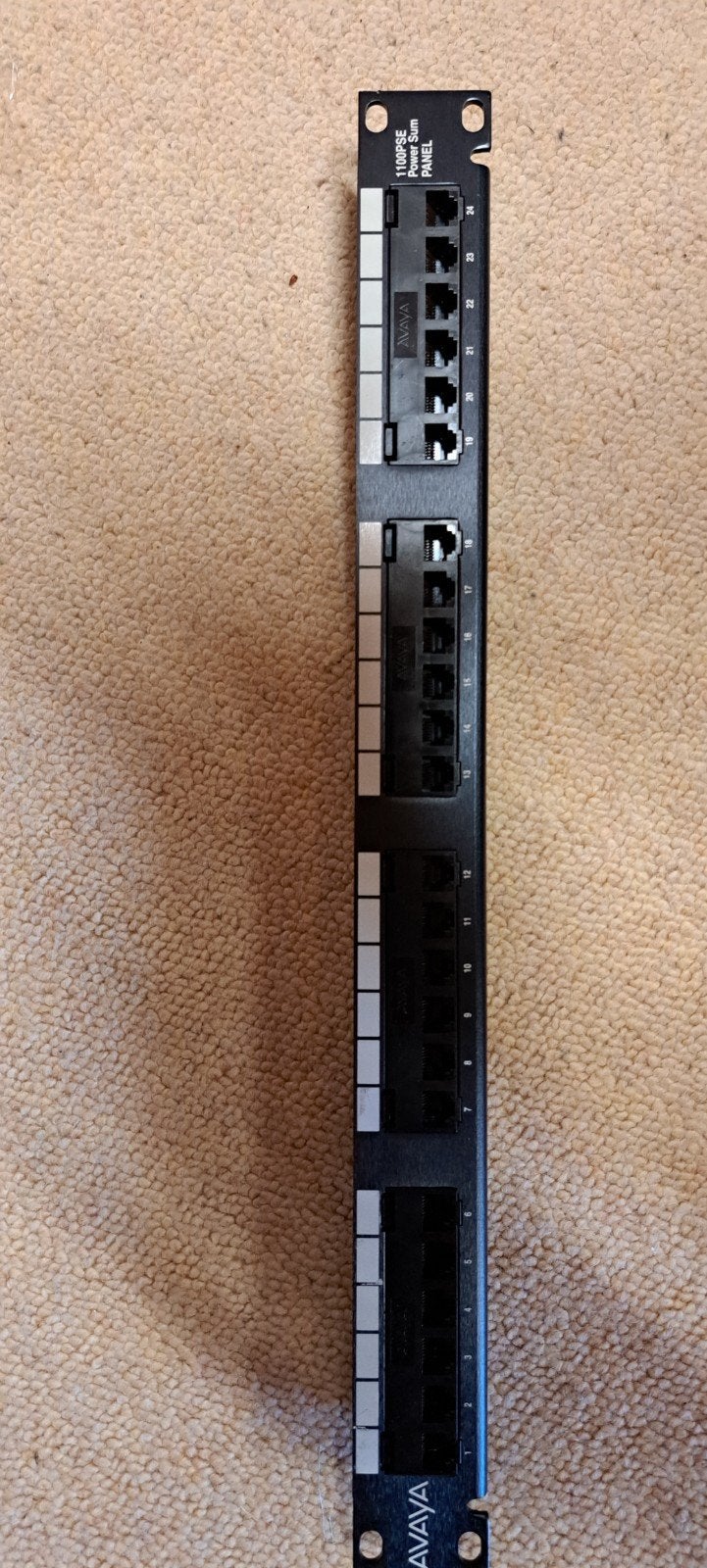 Avaya 1100BP2E Power Sum Patch Panel 24-poorts, Verzenden, Gebruikt