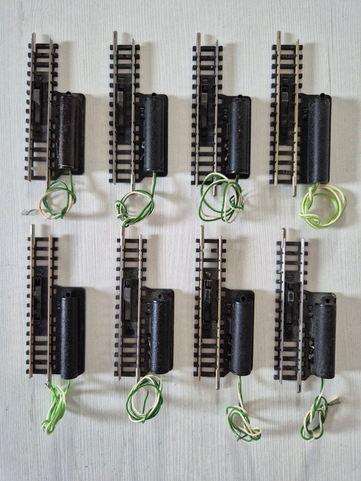 8 Minitrix elektrische ontkoppelrails 4969, Gebruikt, Gelijkstroom, Trix, Rails