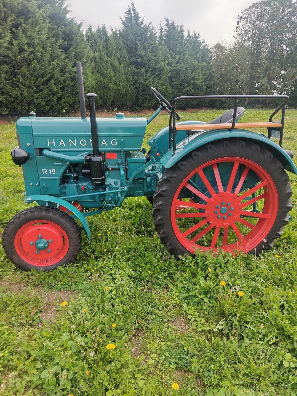 gerestaureerde hanomag R19., Ophalen