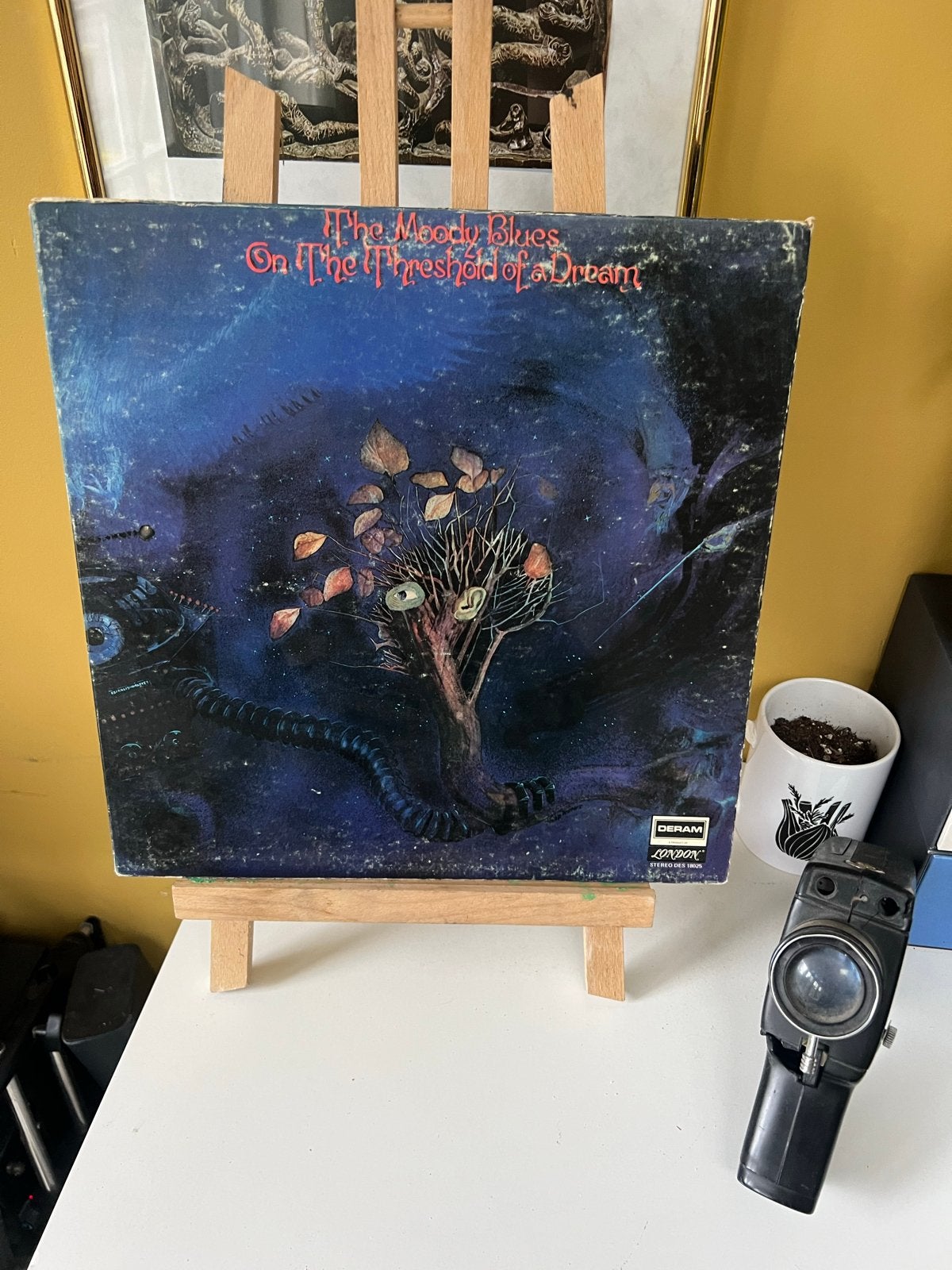 The Moody Blues - On The Threshold of a Dream LP, LP, Gebruikt, Pop, Ophalen of Verzenden