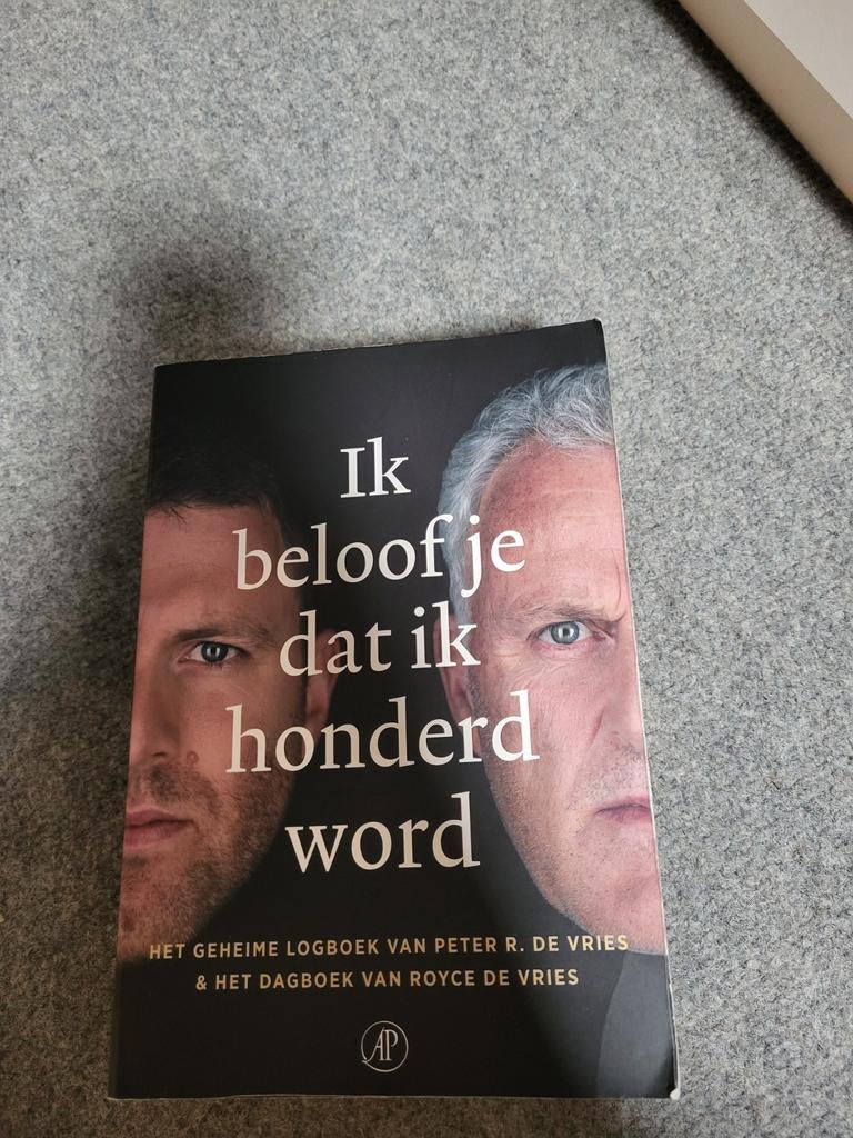 Ik beloof je dat ik honderd word - Peter R. de Vries, Overige, Ophalen of Verzenden, Peter R. de Vries & Royce de Vries, Zo goed als nieuw