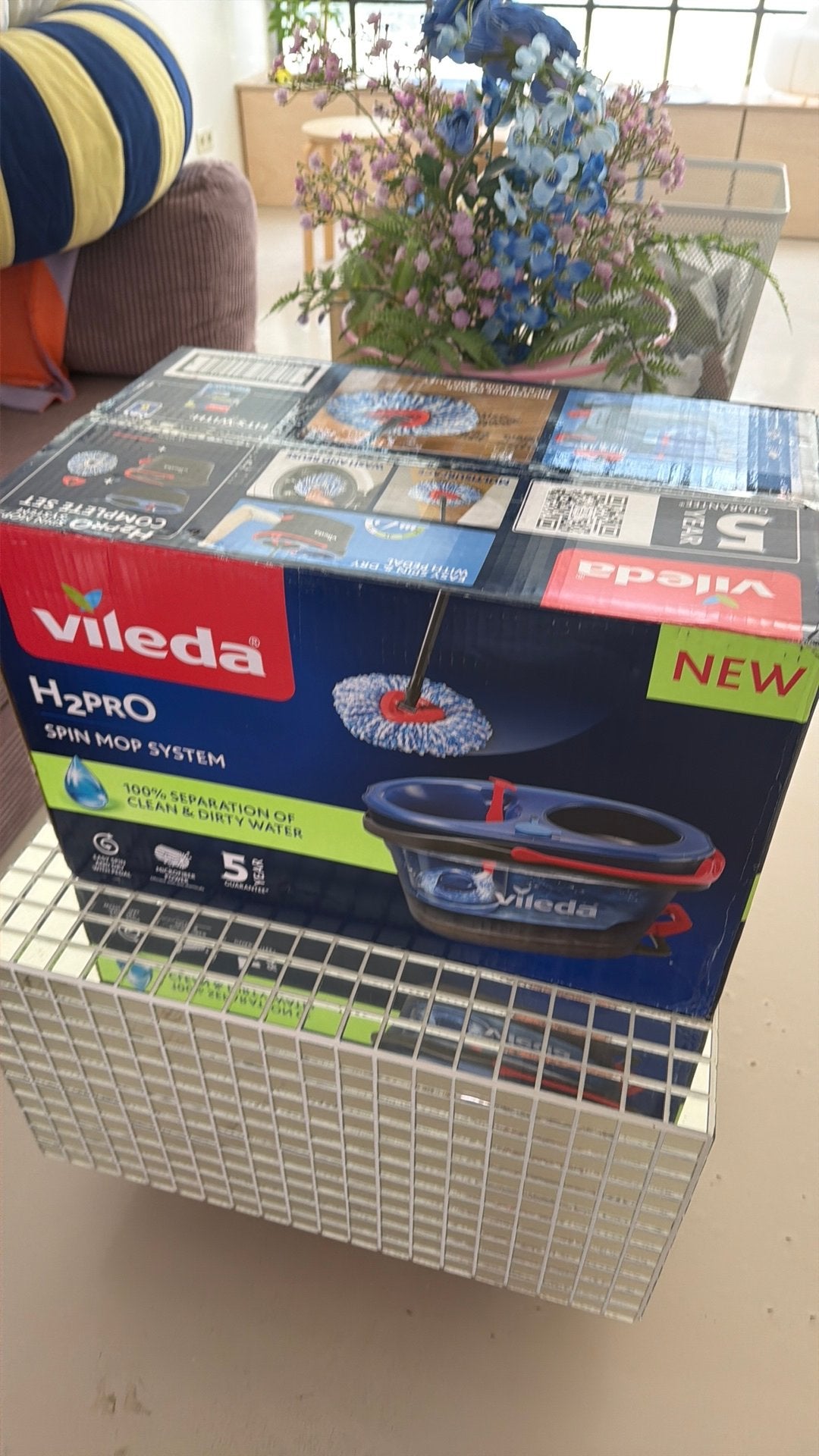 Vileda h2pro spin moo system (nieuw) in doos dwijl systeem, Huis en Inrichting, Schoonmaakartikelen, Ophalen of Verzenden, Mop of Dweil