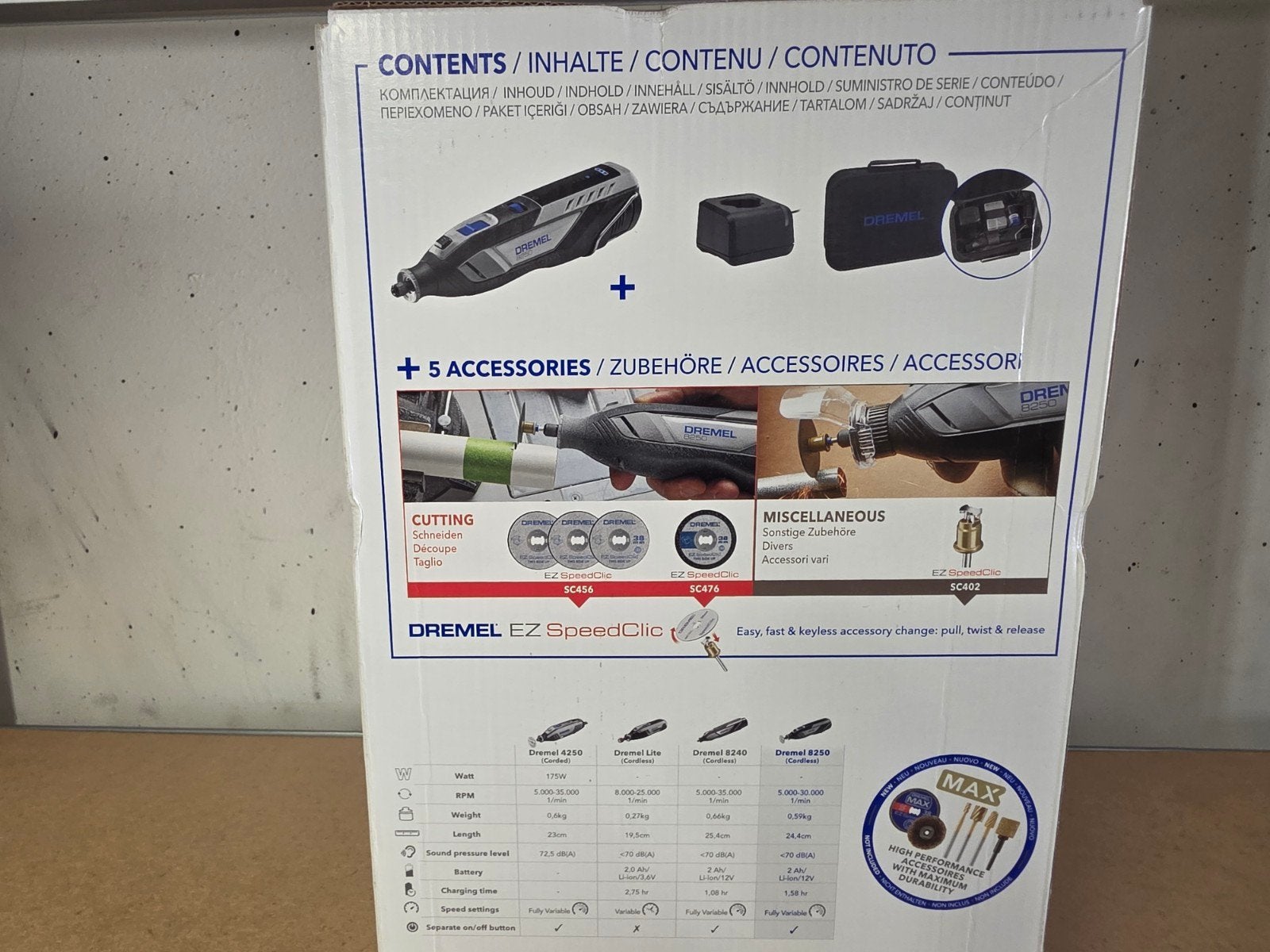 Dremel 8250 Brushless Multitool - Nieuw in doos, Doe-het-zelf en Verbouw, Gereedschap | Handgereedschap, Ophalen of Verzenden