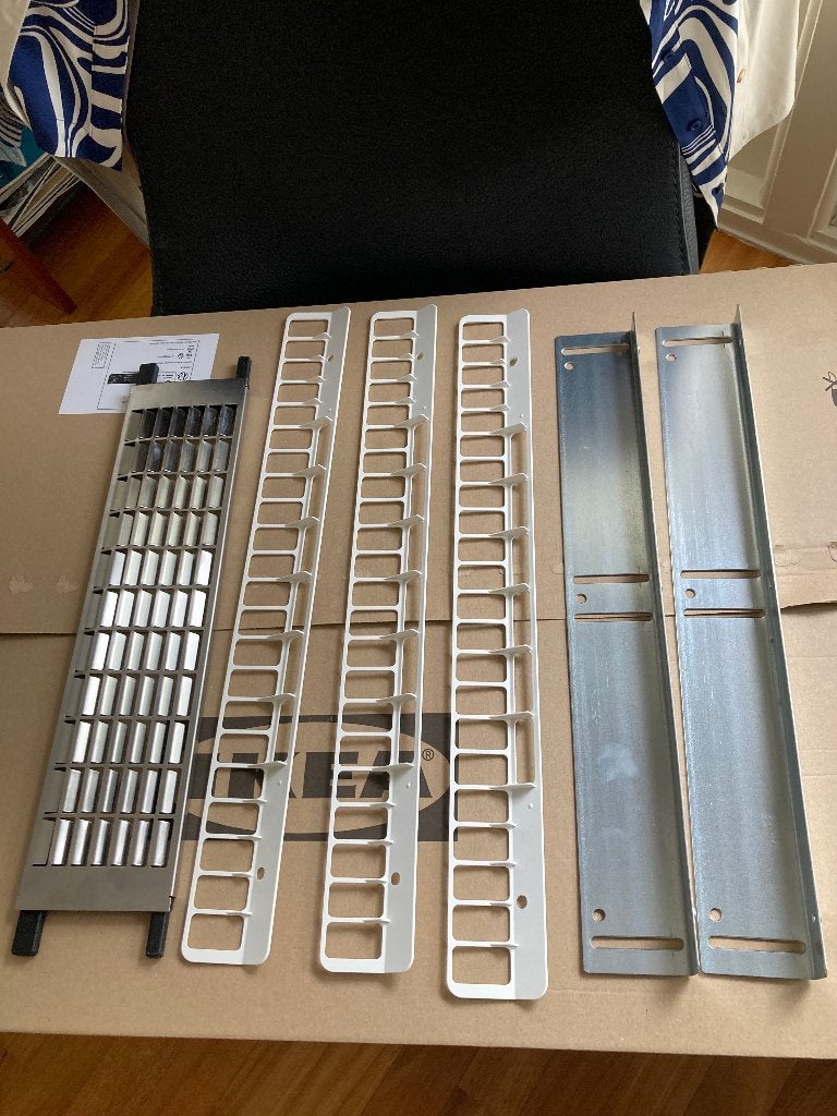 Utrusta geventileerde plank, Makrila RVS plint, paneel,, Ophalen, Nieuw, 50 tot 100 cm, Minder dan 100 cm
