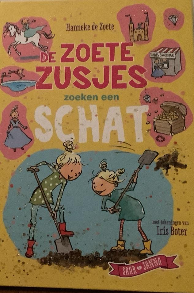 De Zoete Zusjes zoeken een schat - Hanneke de Zoete, Ophalen of Verzenden, Zo goed als nieuw, Fictie algemeen