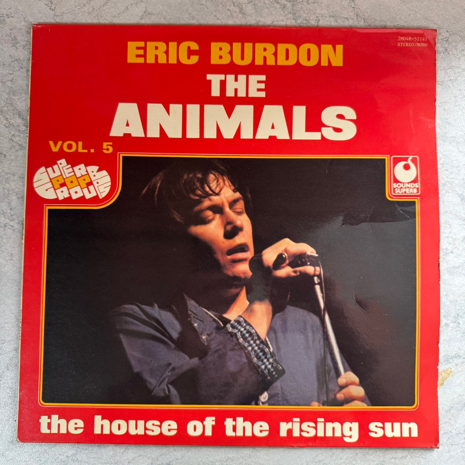 Eric Burdon The Animals House of the Rising Sun LP Vinyl, LP, Gebruikt, Blues Rock, Ophalen of Verzenden