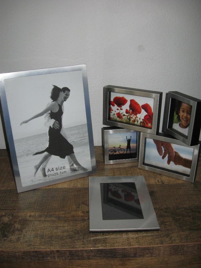 foto lijsten, Minder dan 50 cm, Gebruikt, Metaal of Aluminium, Ophalen of Verzenden