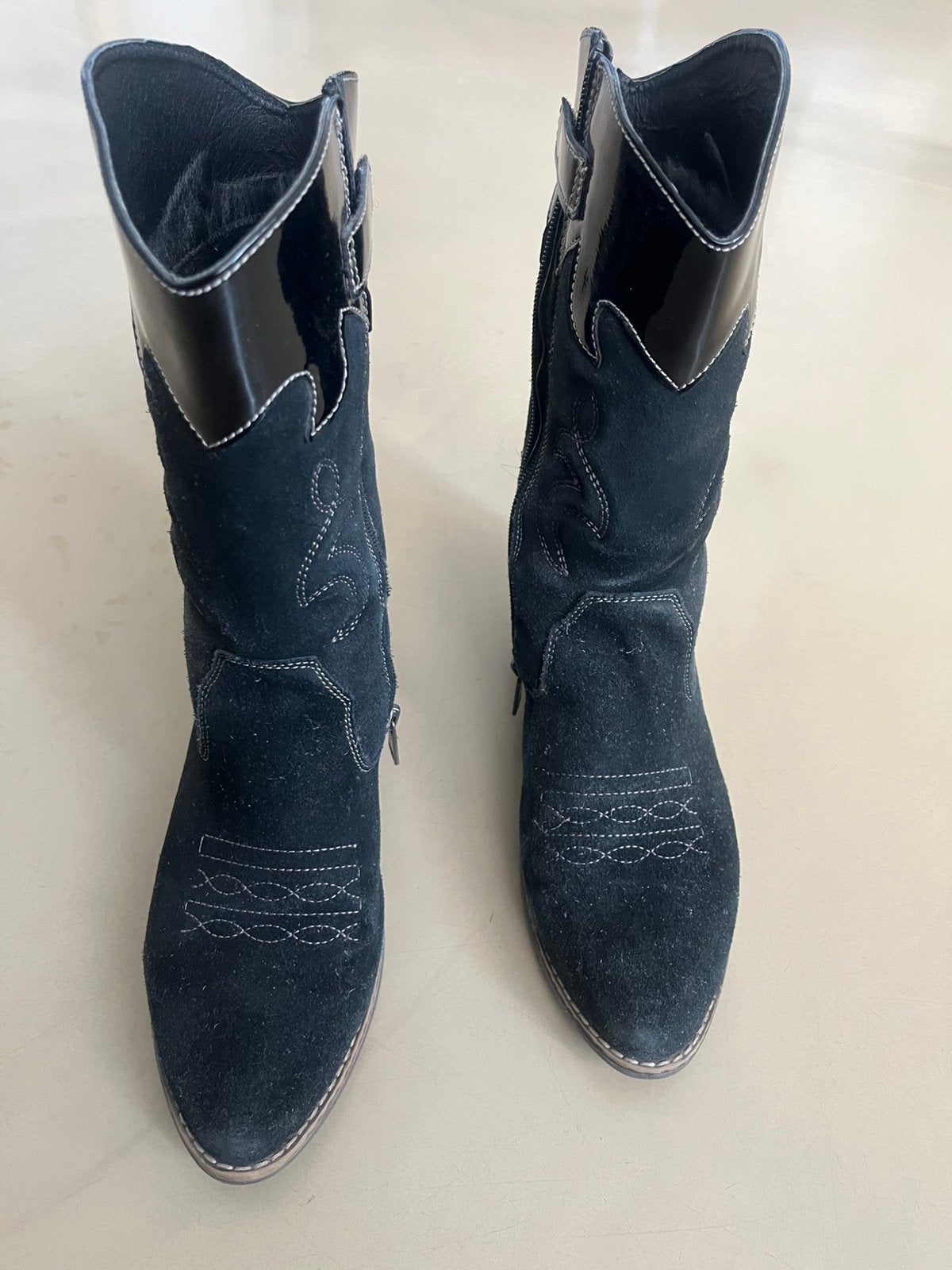 Cowboy laarsjes Omoda maat 39, Kleding | Dames, Ophalen of Verzenden, Zo goed als nieuw, Zwart