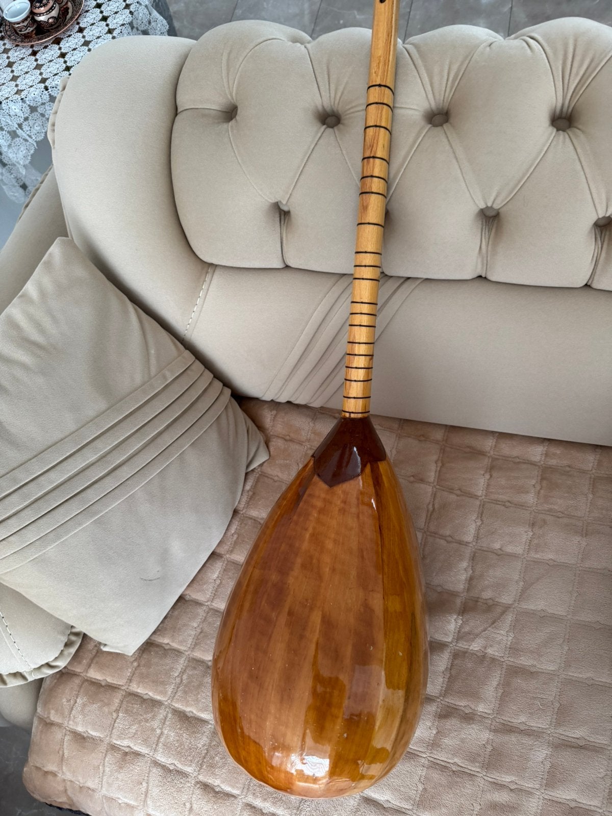 Baglama / saz Traditioneel Turks Snaarinstrument, Muziek en Instrumenten, Ophalen of Verzenden, Gebruikt, Luit, Saz of Bouzouki