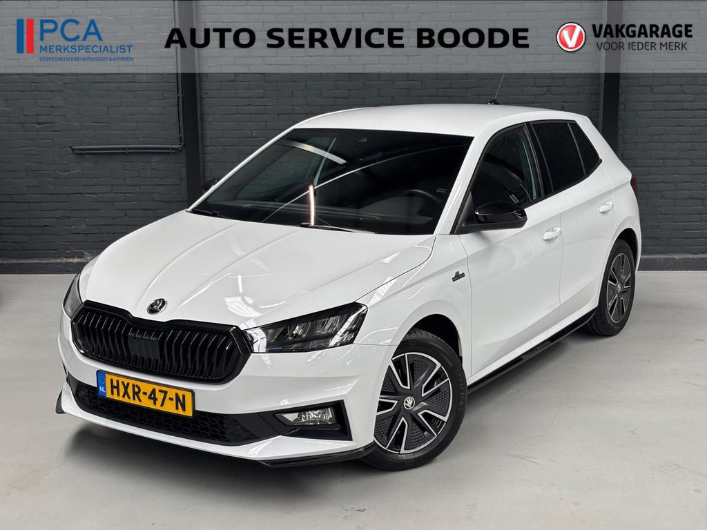 Skoda Fabia 1.0 TSI (110 pk) Monte Carlo automaat - Virtual, Auto's, Skoda, Stof, Gebruikt, Euro 6, Wit