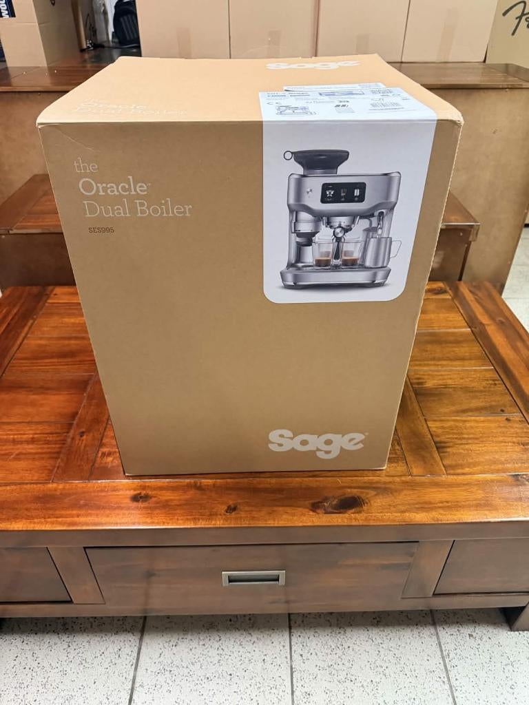 Sage the Oracle Dual Boiler, Witgoed en Apparatuur, Koffiezetapparaten, Ophalen, Espresso apparaat, Nieuw, 2 tot 4 kopjes
