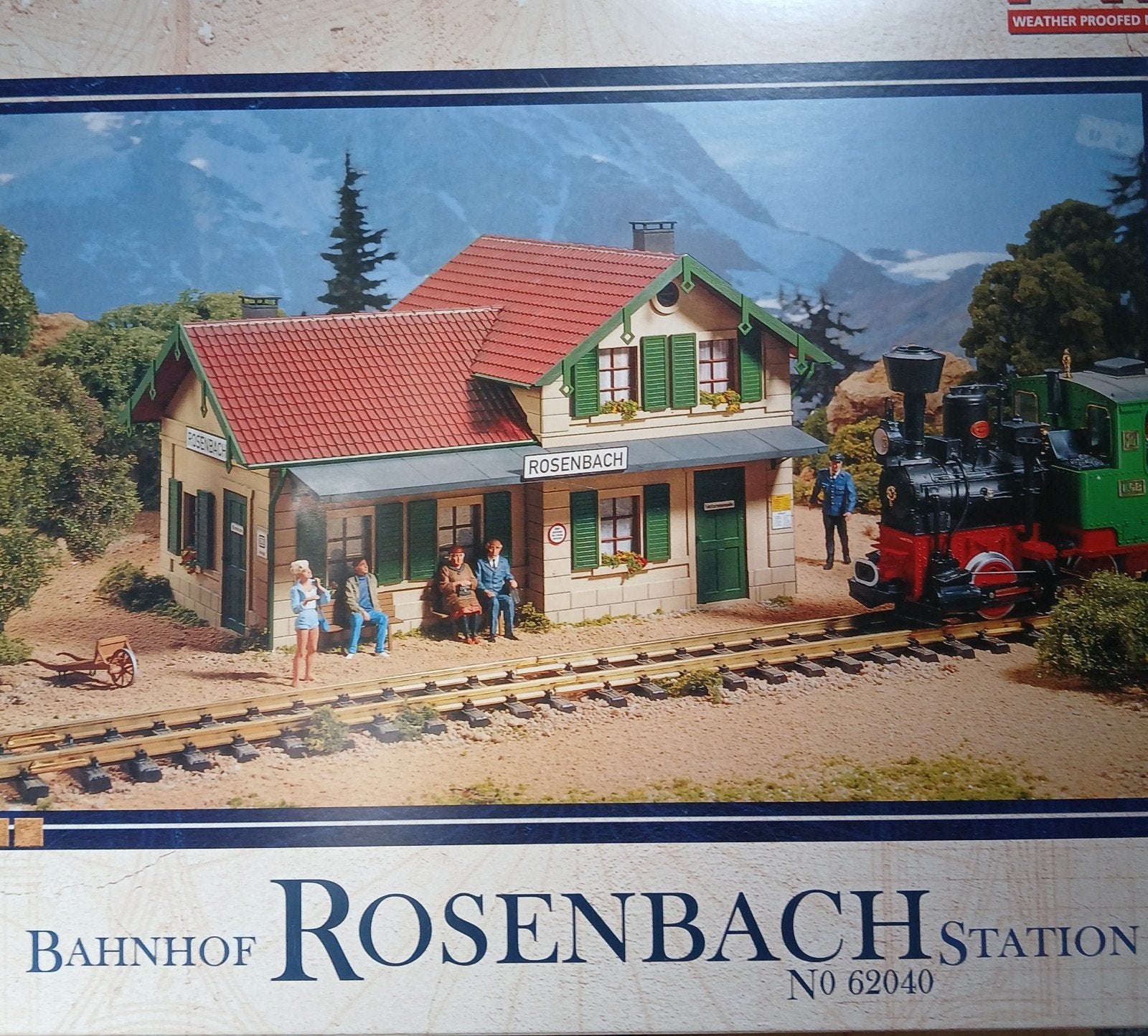 LGB Piko Bahnhof Rosenbach nr 62040 - Station, Gelijkstroom of Wisselstroom, Brug, Tunnel of Gebouw, Nieuw, Ophalen of Verzenden