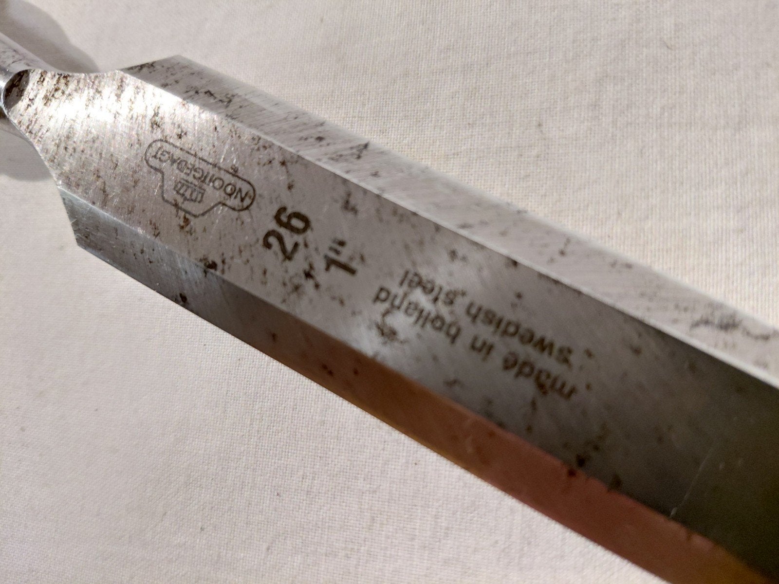 Zgan beitel, steekbeitel van Nooitgedagt 26mm, Ophalen of Verzenden
