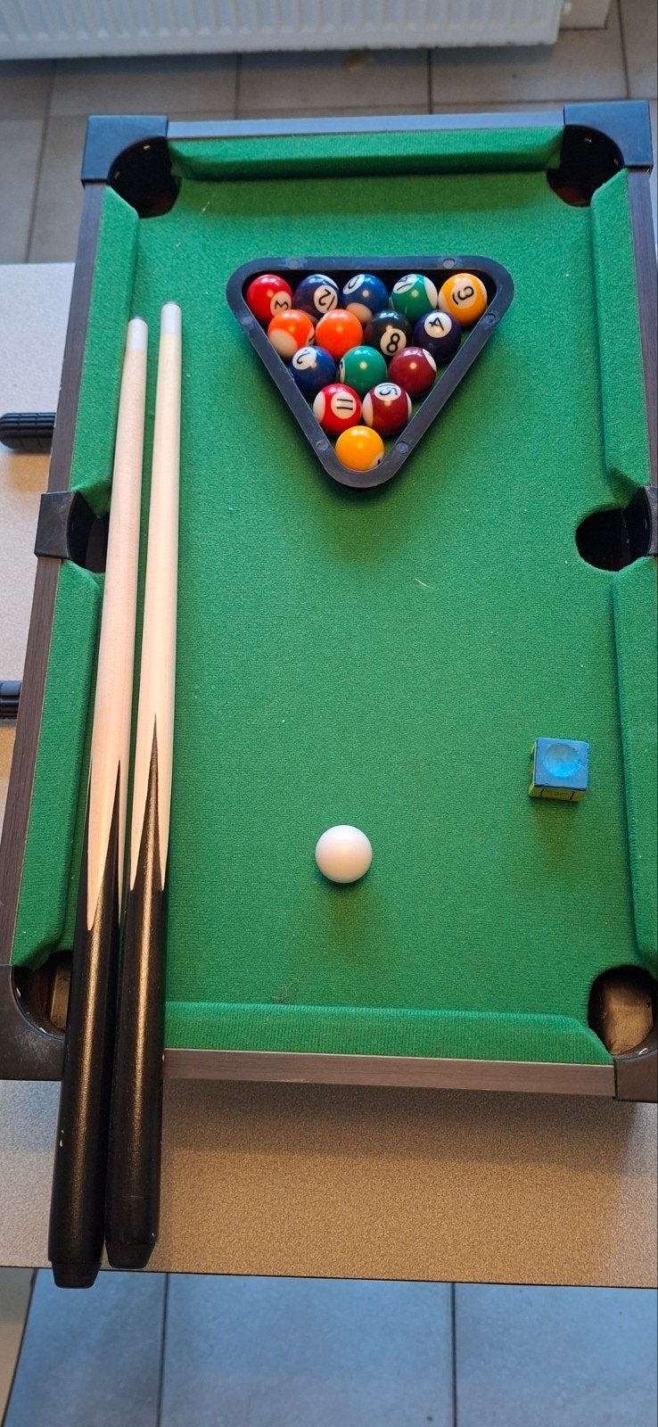 snooker- en voetbaltafel ineen, Sport en Fitness, Ophalen of Verzenden, Zo goed als nieuw, Overige typen
