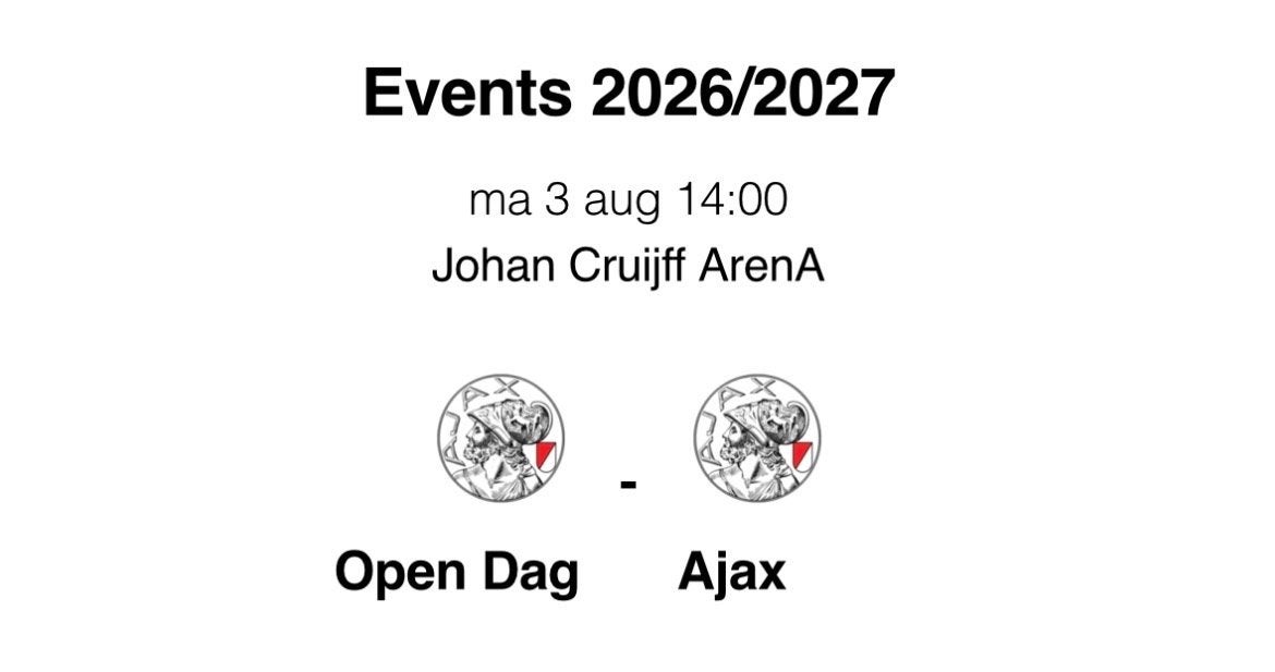 Open dag ajax, Twee personen, Juli