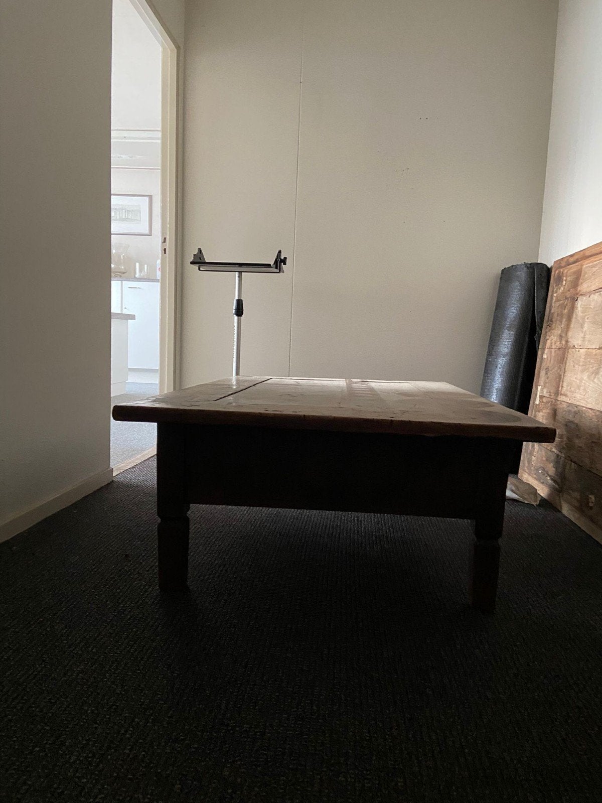 Salontafel incl bijzettafel, Ophalen, Teakhout, 50 tot 100 cm, 50 tot 100 cm