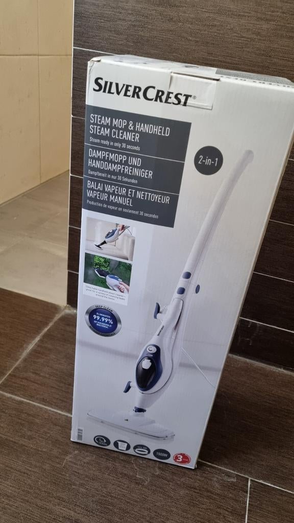 Silvercrest stoomreiniger 2-in-1 nieuw in doos, Ophalen