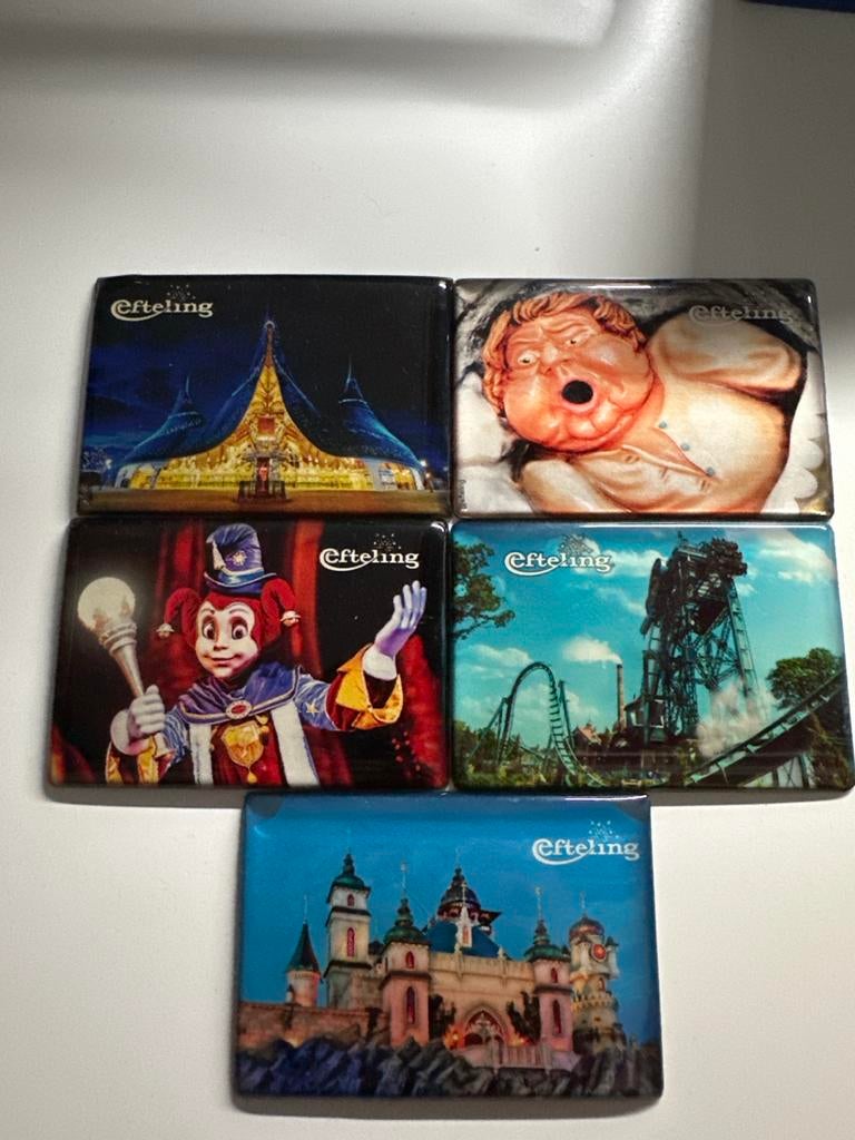 Efteling verzamelobjecten: magneten, sprookjesboek, poster, Verzamelen, Ophalen of Verzenden, Nieuw, Overige typen