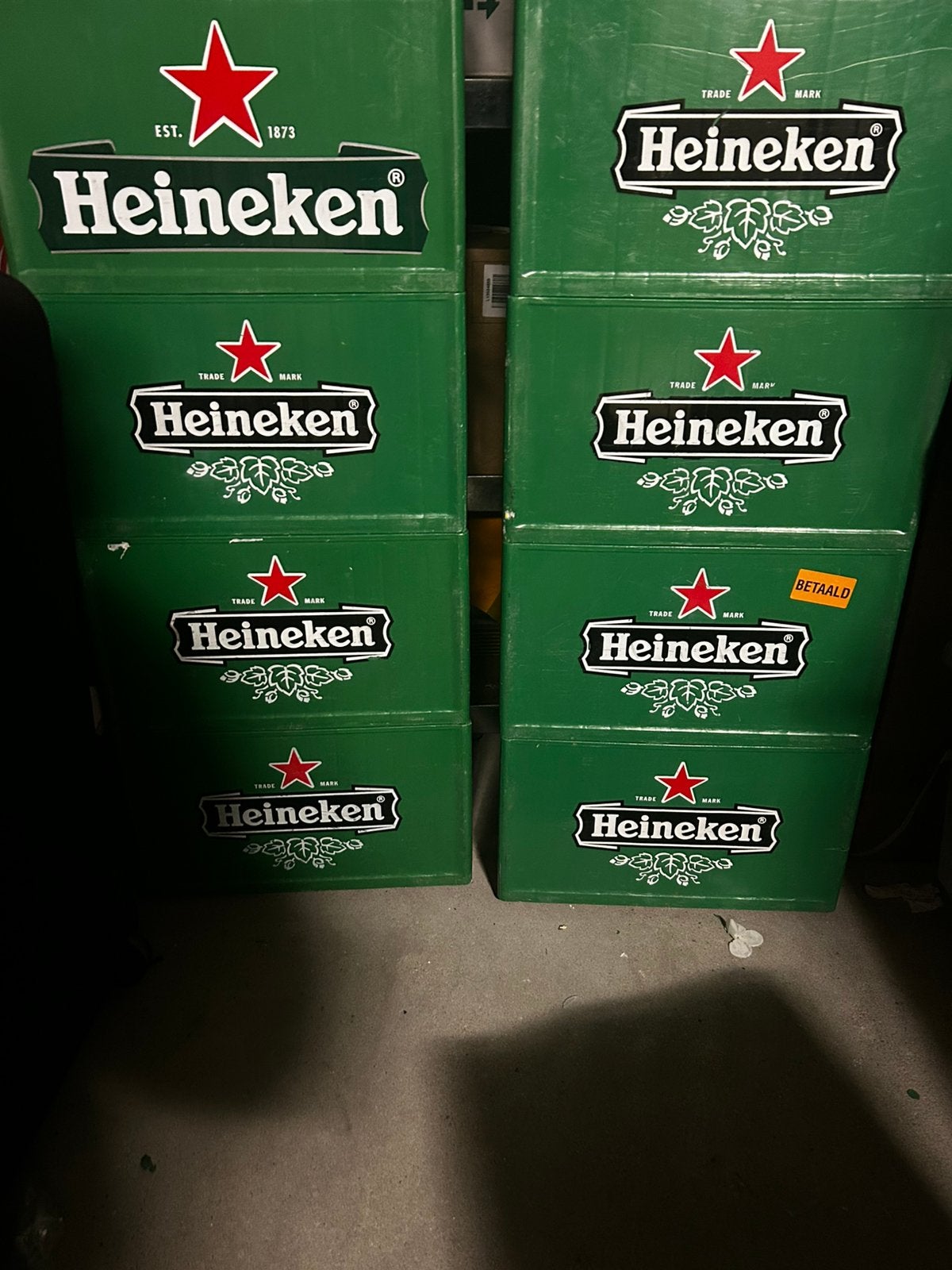 7 volle kratten Heineken bier – €18 per krat!, Diversen, Ophalen