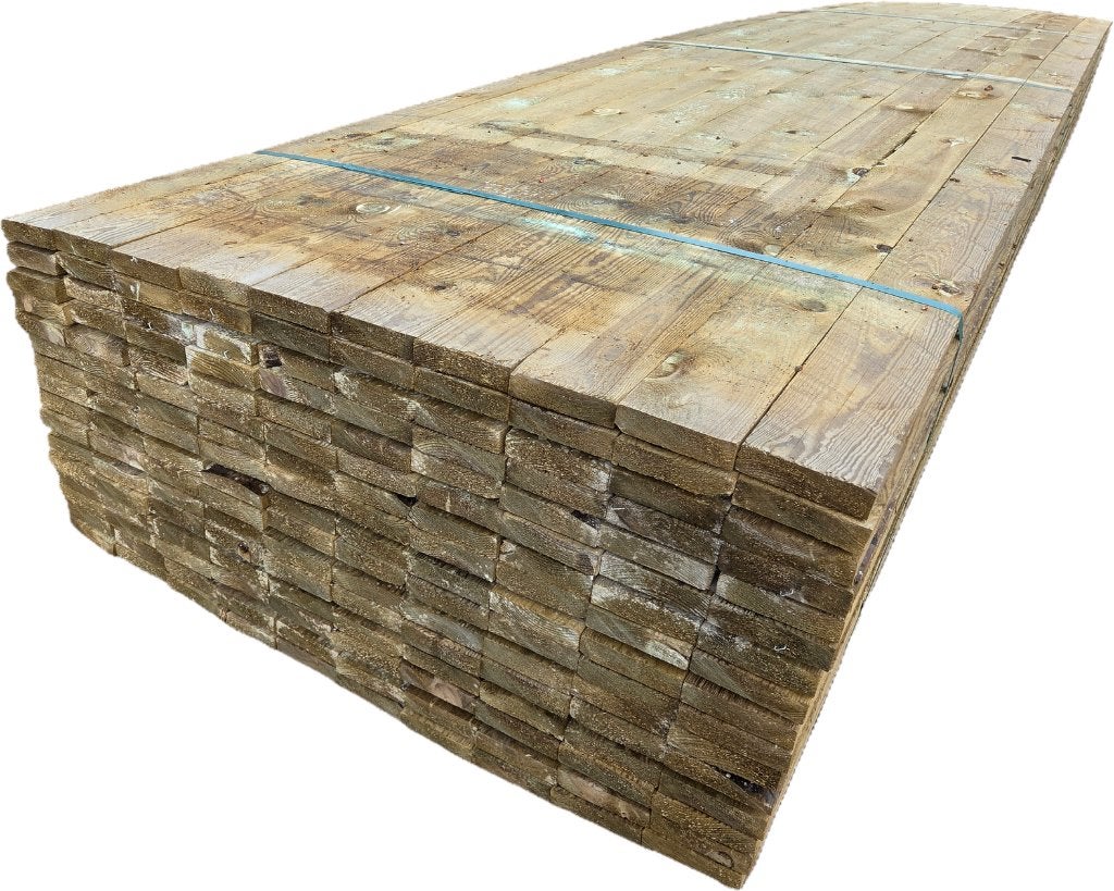 Geïmpregneerde Planken – Fijnbezaagd 2.5x10.0 cm, Ophalen, Nieuw, 250 cm of meer, Planken