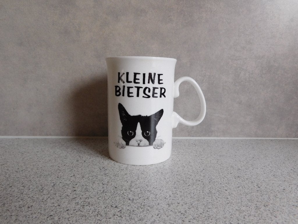 Mok Fine Bone China "Kleine Bietser" Felix Duchess, Overige merken, Zo goed als nieuw, Modern, Porselein