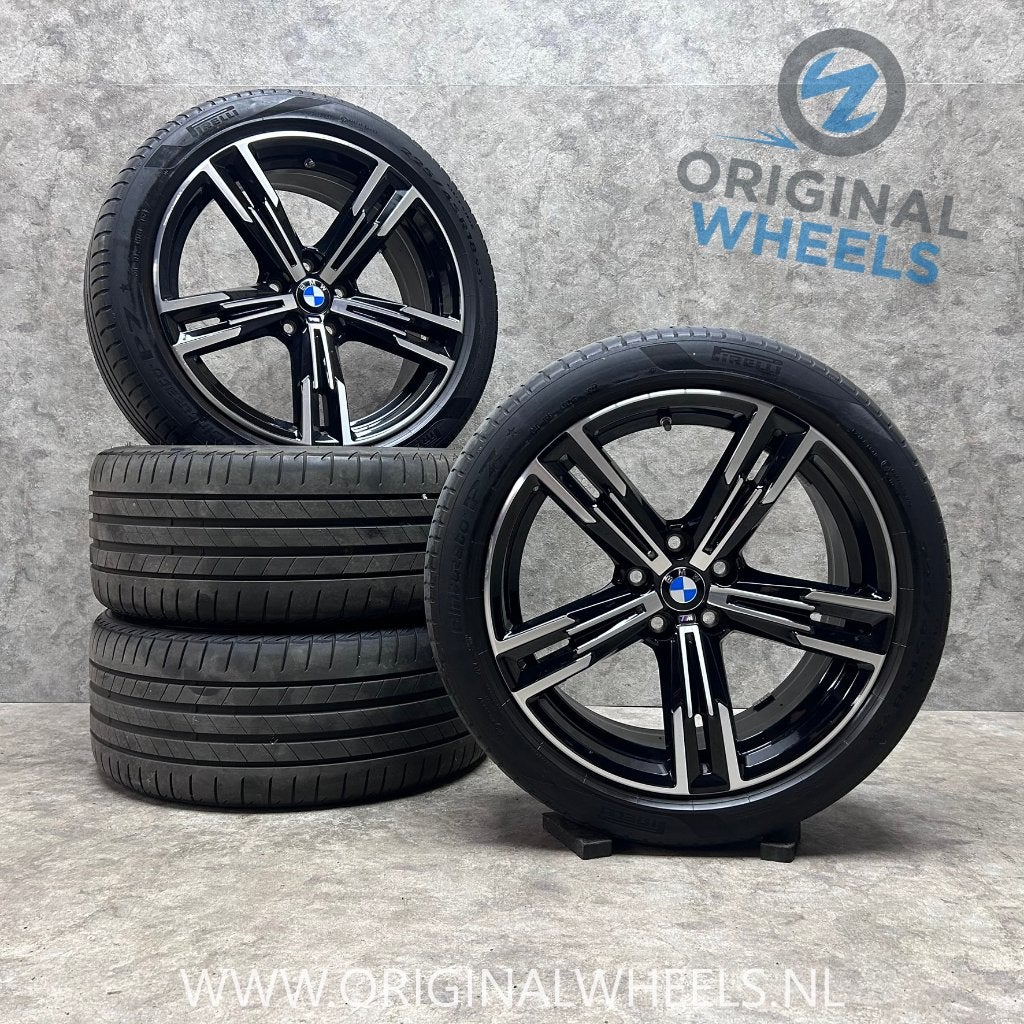 18 inch originele M velgen zomerbanden BMW 3 4 serie 848 M, 18 inch, Gebruikt, Banden en Velgen, Ophalen of Verzenden