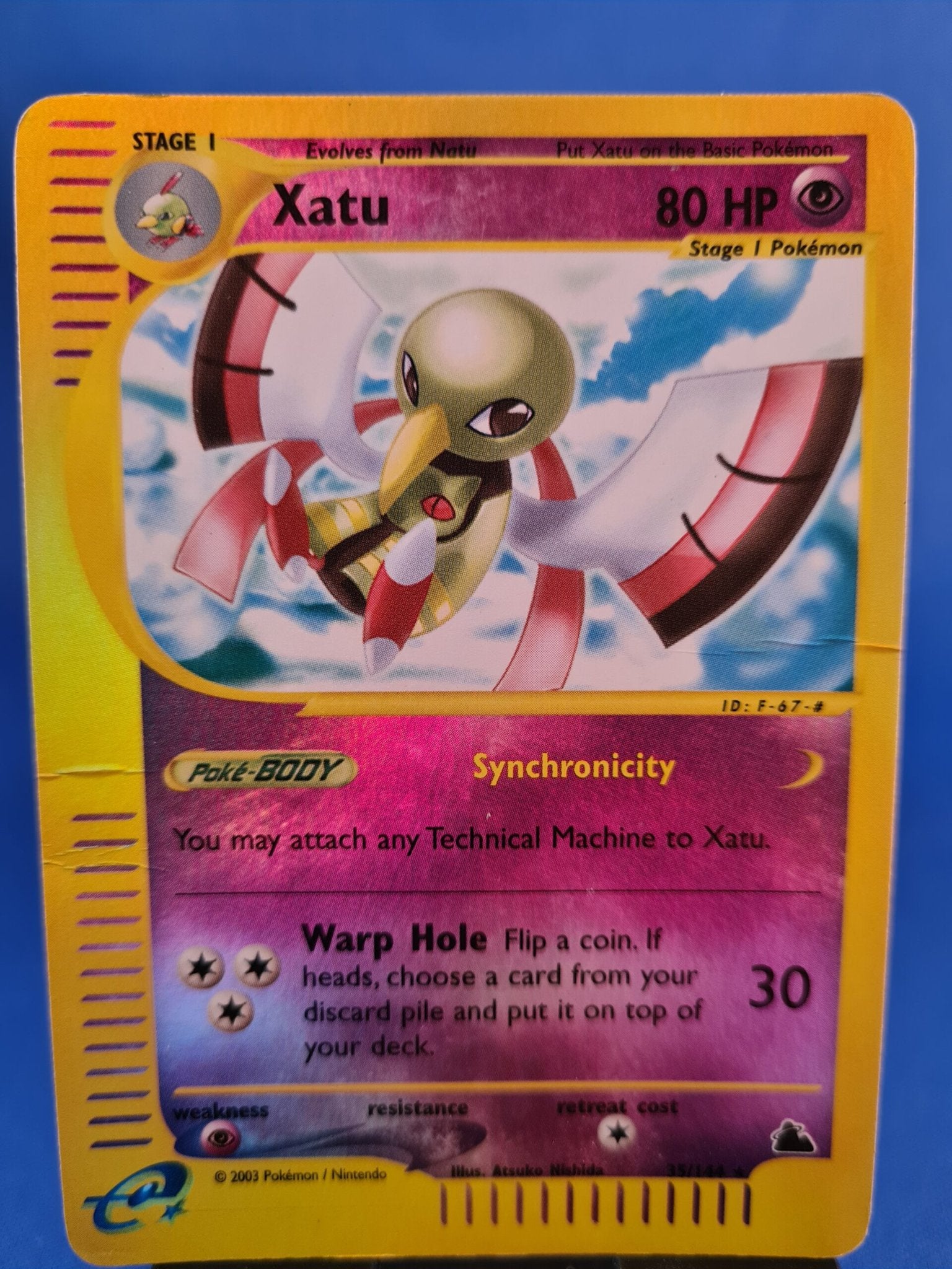 Xatu 35/144 - Skyridge (Reverse Holo), Verzenden, Gebruikt