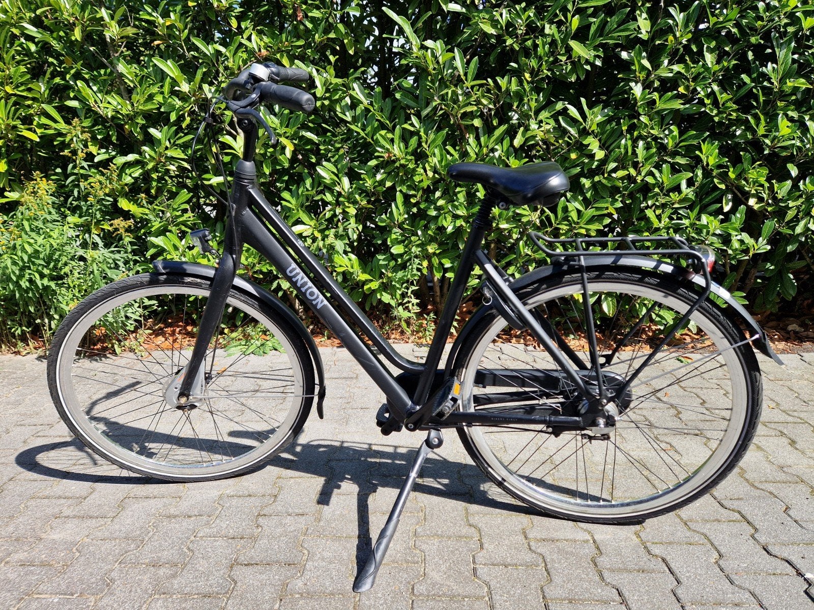 Union meisjesfiets - Zwart, Fietsen en Brommers, Fietsen | Meisjes, Gebruikt, Velgrem, Versnellingen, Union