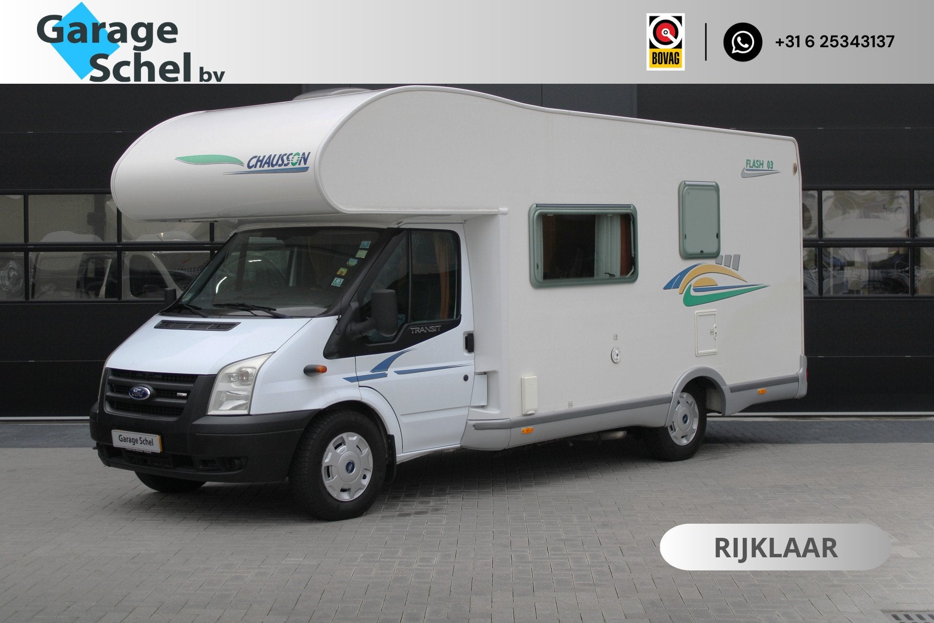 Chausson FLASH 03 M08 - Trekhaak - 6 Persoons - Cruise - Air, Half-integraal, Tot en met 6, Airconditioning, Info@garageschel.nl