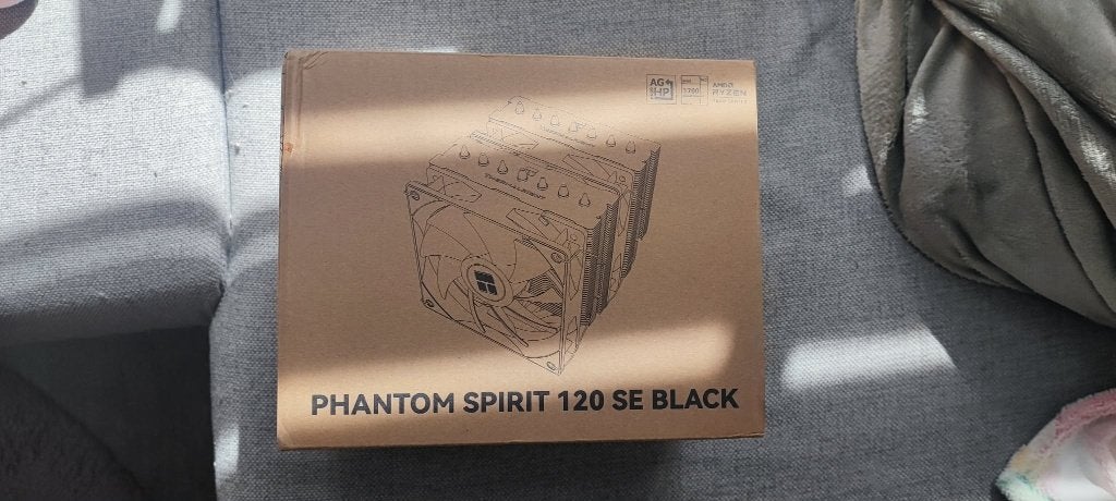 CPU-koeler TR Phantom Spirit 120SE Black, Ophalen, Zo goed als nieuw, Luchtkoeling
