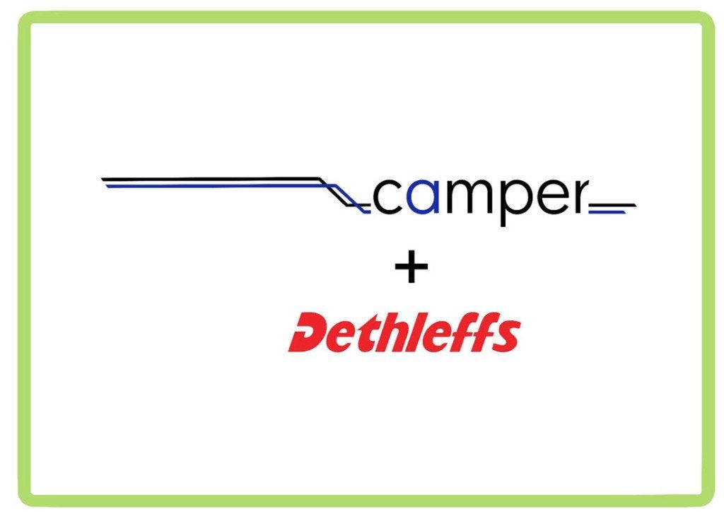 Dethleffs camper en caravan sticker, Verzenden, Nieuw, Overige typen