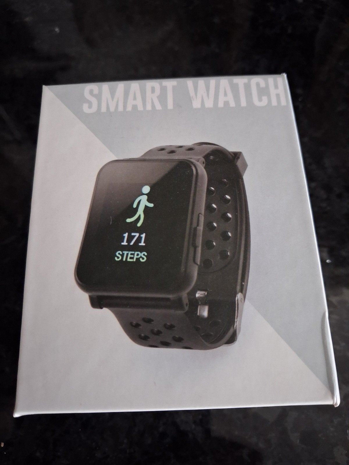 Nieuwe Smartwatch met Spaanstalige Handleiding, Ophalen of Verzenden, Nieuw, Zwart, Android
