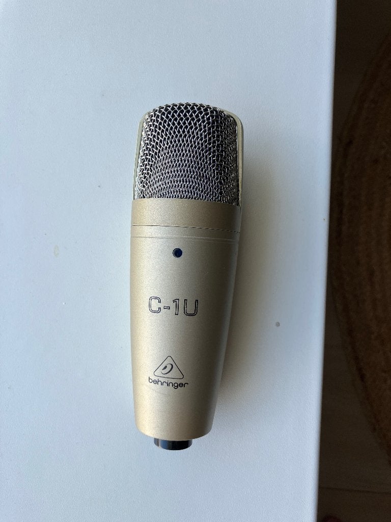Behringer C1U Microfoon, Ophalen of Verzenden, Gebruikt, Studiomicrofoon