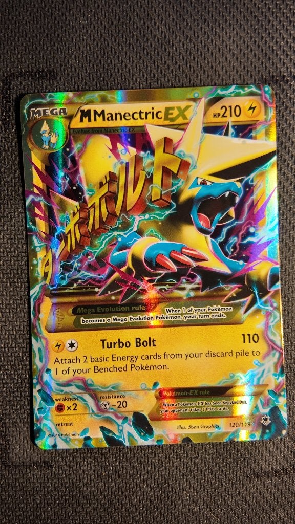 M Manectric-EX 120 Phantom Forces | Pokemon kaart, Ophalen, Zo goed als nieuw, Losse kaart, Foil