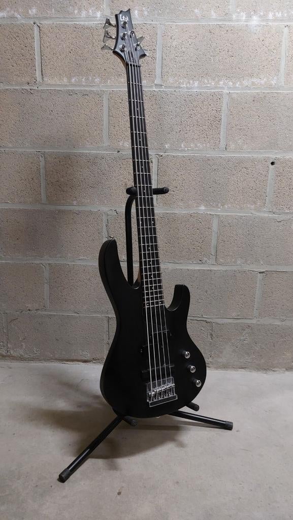 ESP LTD B-15 - 5-snarige bas, Muziek en Instrumenten, Snaarinstrumenten | Gitaren | Bas, Zo goed als nieuw, Elektrisch, 5-snarig