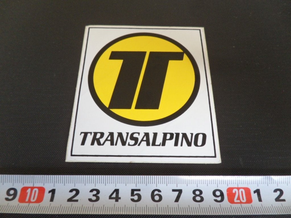 sticker TRANSALPINO logo *, Ophalen, Zo goed als nieuw