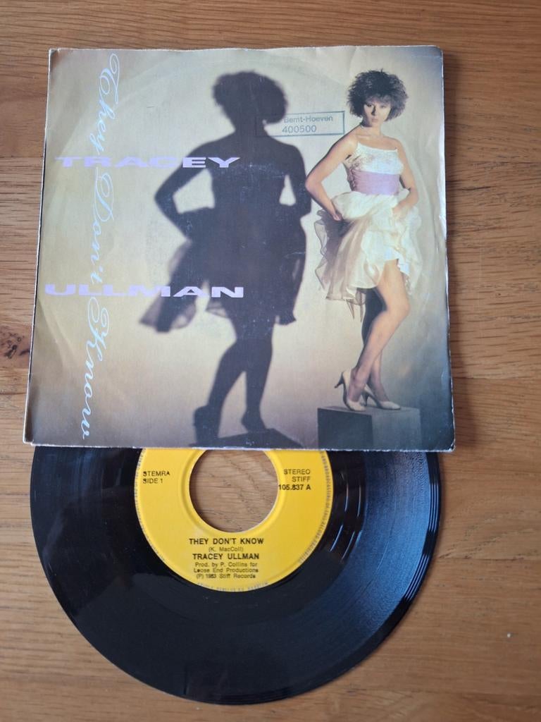 Tracey Ullman - They Don't Know (Vinyl Single), Gebruikt, 7 inch, Ophalen of Verzenden, Pop