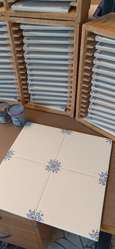 ossekopjes originele Friese witjes  13x13cm., Overige materialen, Wandtegels, Minder dan 20 cm, 10 m² of meer
