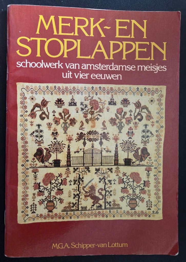 Merk- en stoflappen - M.G.A. Schipper-van Lottum, Hobby en Vrije tijd, Verzenden, Zo goed als nieuw, Handborduren, Patroon