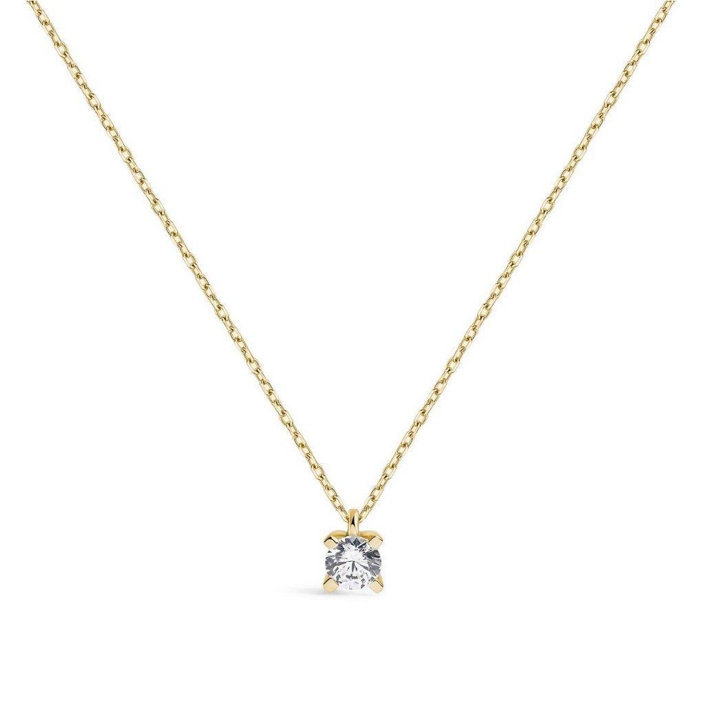 NIEUWE 18 karaats geelgouden ketting hanger met diamant 0,25, Wilms, Maasbeachterweg 54 Echt, Nieuw, Ophalen of Verzenden